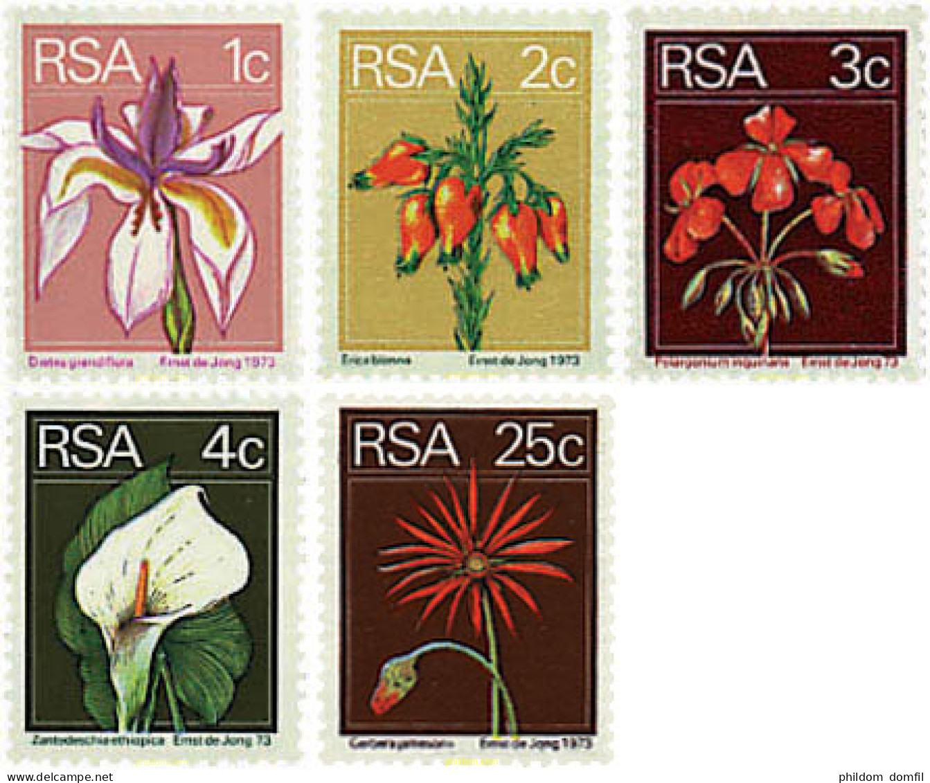 294256 MNH SUDAFRICA 1974 FAUNA Y FLORA DE SUDAFRICA - Neufs