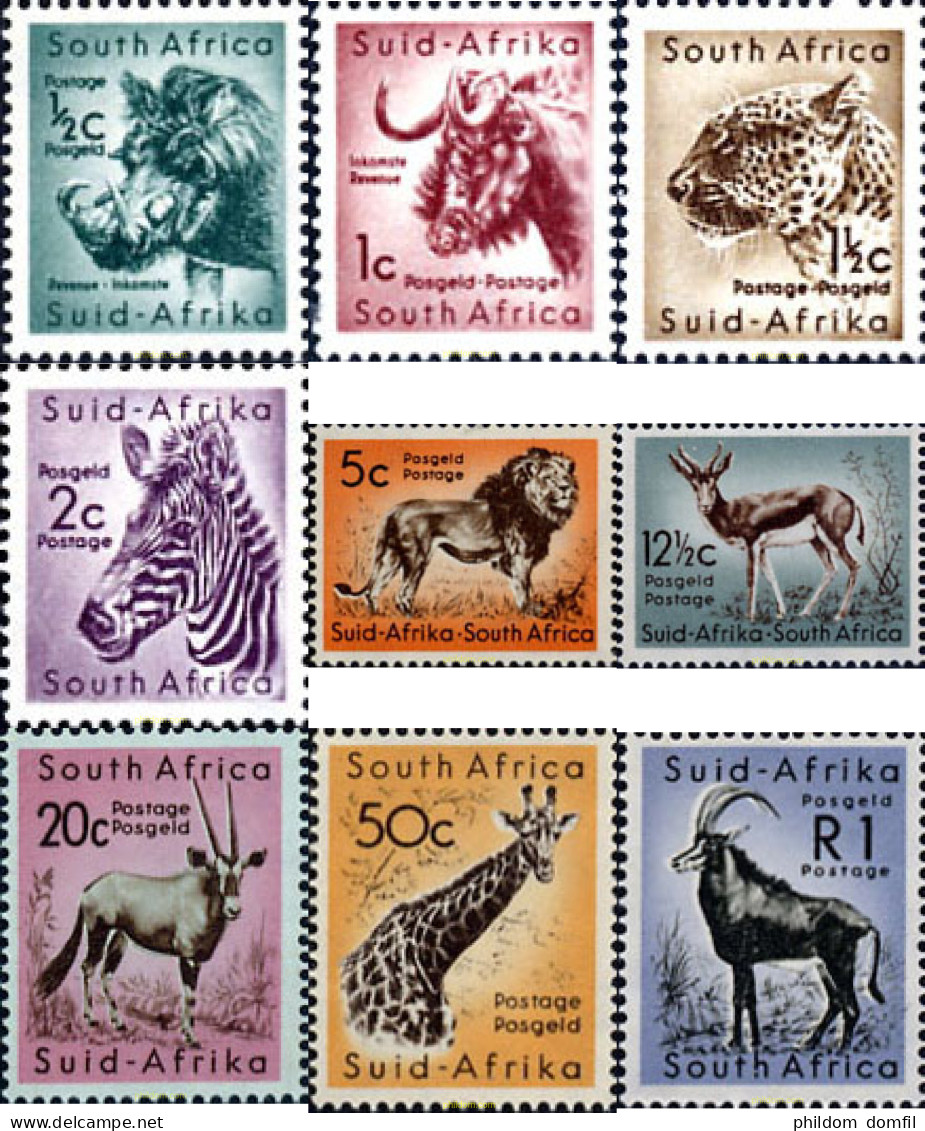 284916 MNH SUDAFRICA 1961 FAUNA DE SUDAFRICA - Nuovi