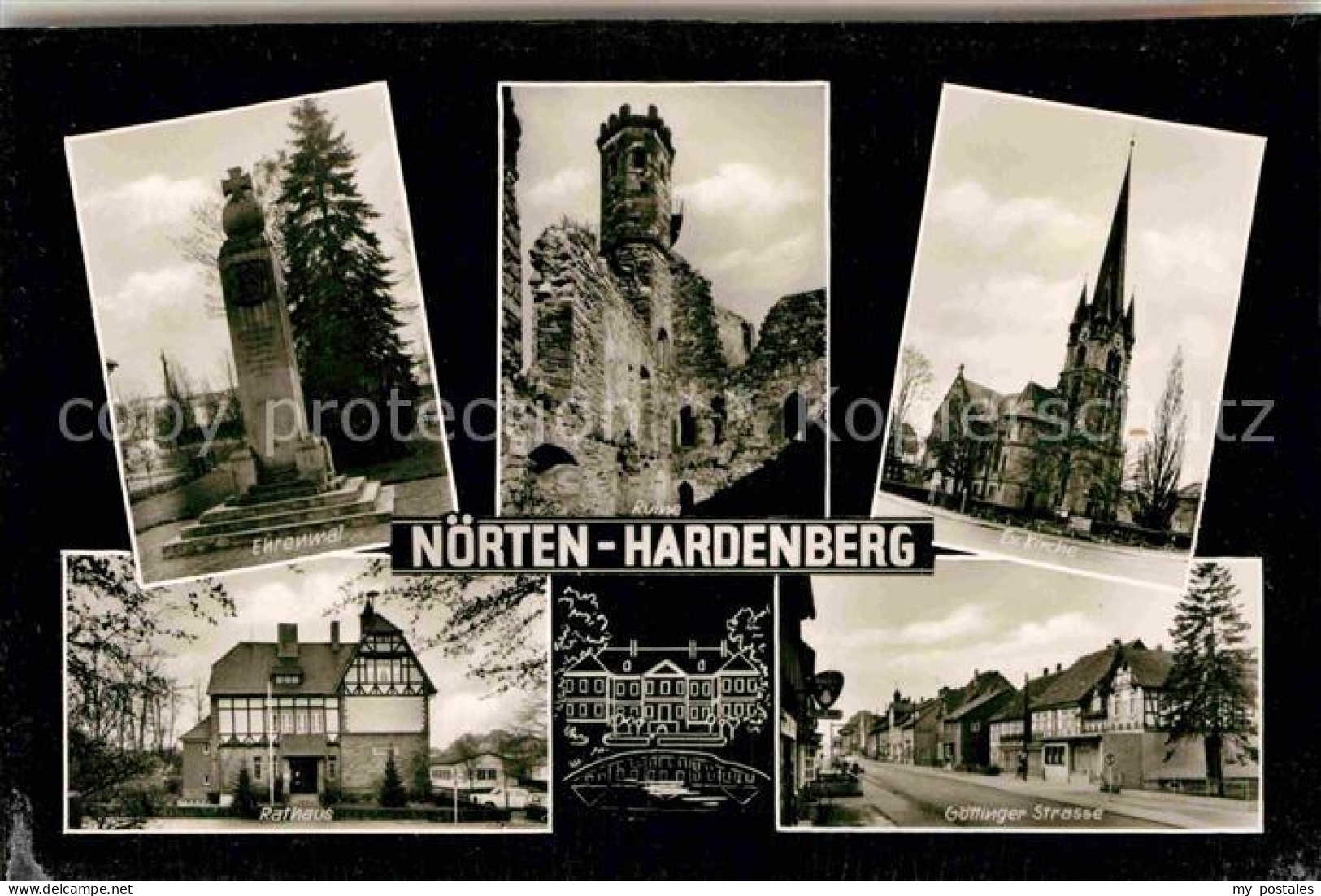 42704592 Noerten-Hardenberg Kirche Goettinger Strasse Ruine Ehrenmal Noerten-Har - Nörten-Hardenberg
