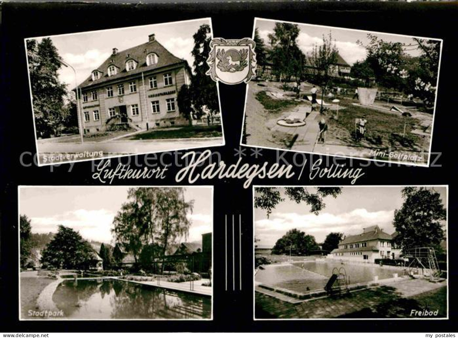 42704538 Hardegsen Minigolf Freibad Stadtpark Stadtverwaltung Hardegsen - Hardegsen