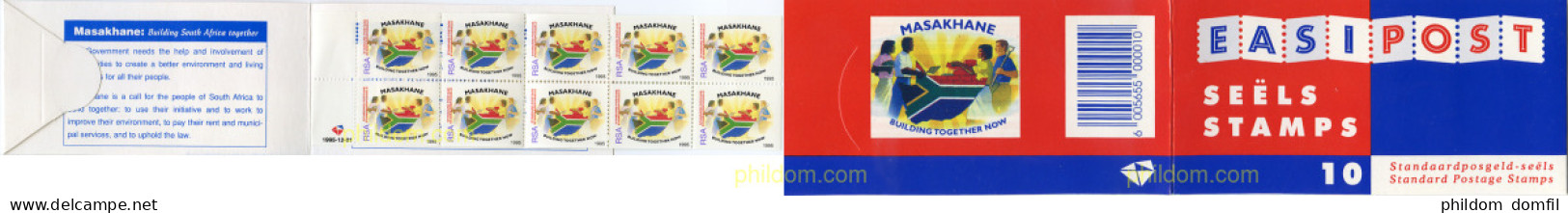 3335 MNH SUDAFRICA 1995 CAMPAÑA MASAKHANE - Nuevos