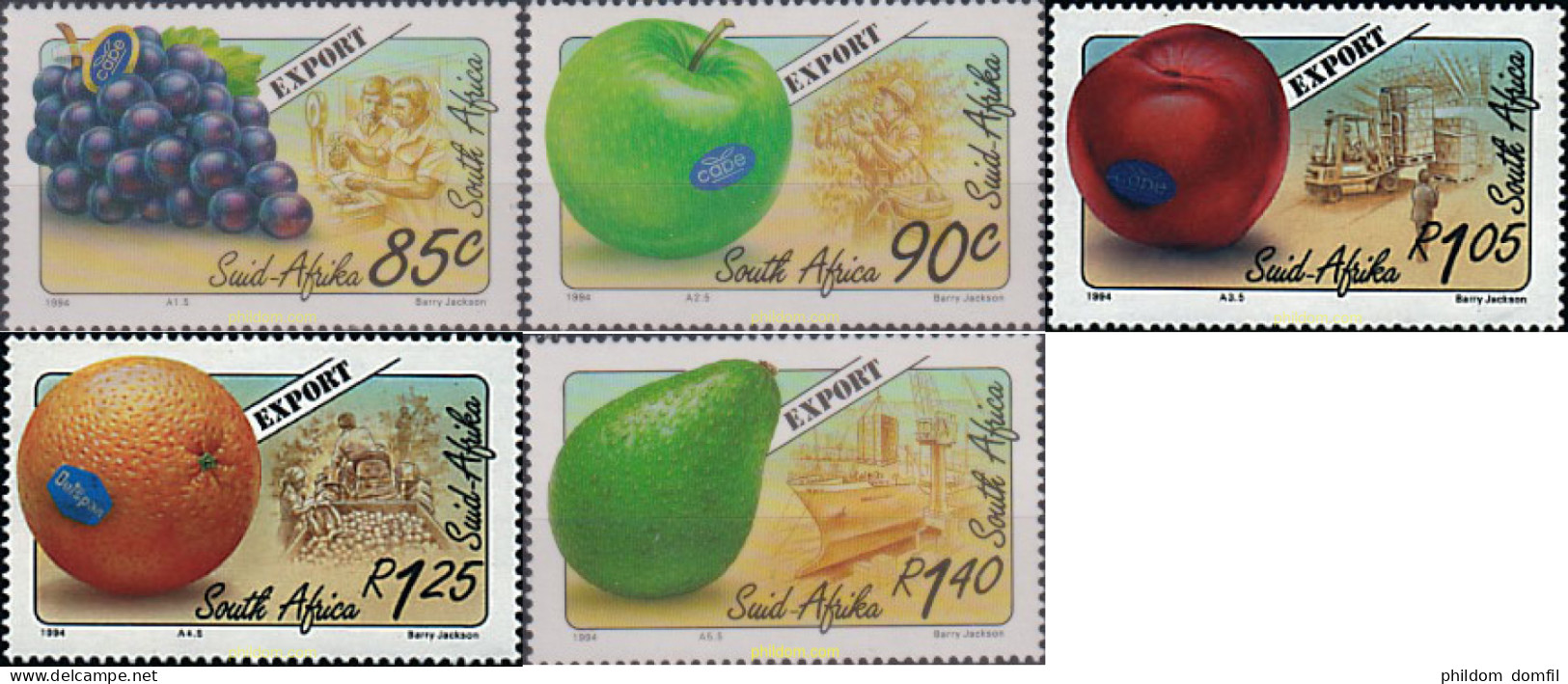 39745 MNH SUDAFRICA 1994 EXPORTACION - Ungebraucht