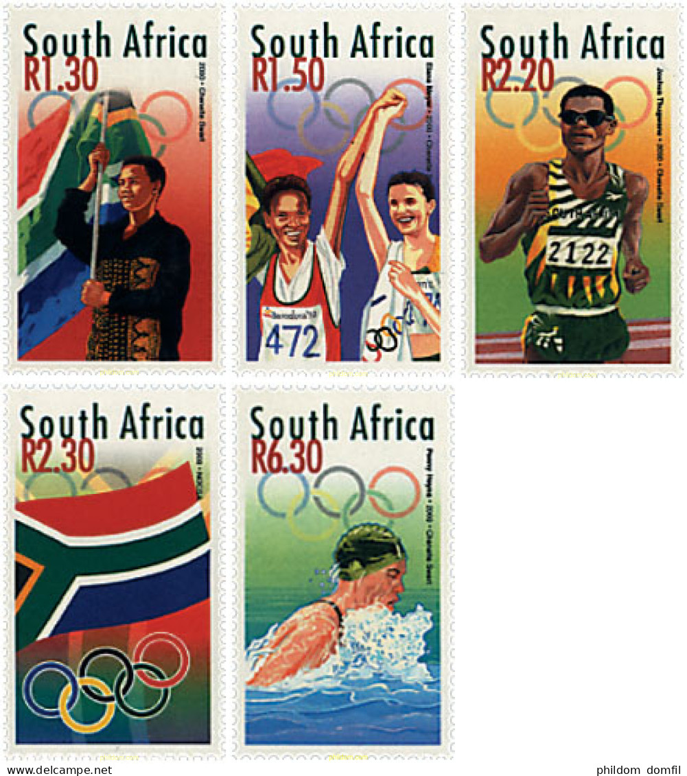 75536 MNH SUDAFRICA 2000 27 JUEGOS OLIMPICOS VERANO SYDNEY 2000 - Unused Stamps