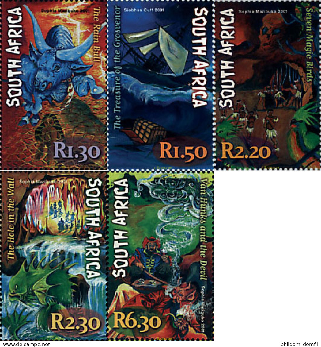 75542 MNH SUDAFRICA 2001 MITOS Y LEYENDAS SUDAFRICANAS - Ongebruikt