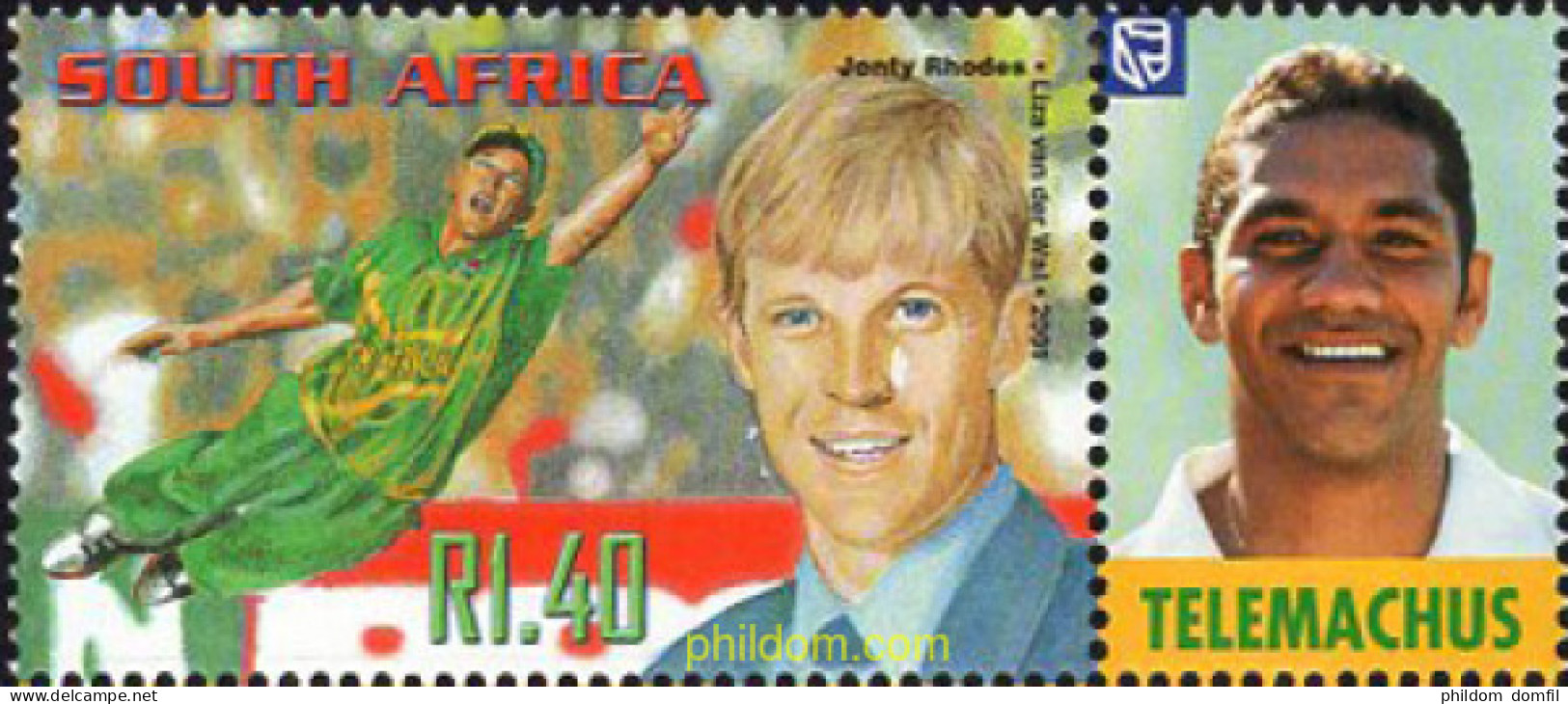 666973 MNH SUDAFRICA 2001 GRANDES DEPORTISTAS SUDAFRICANOS - Neufs