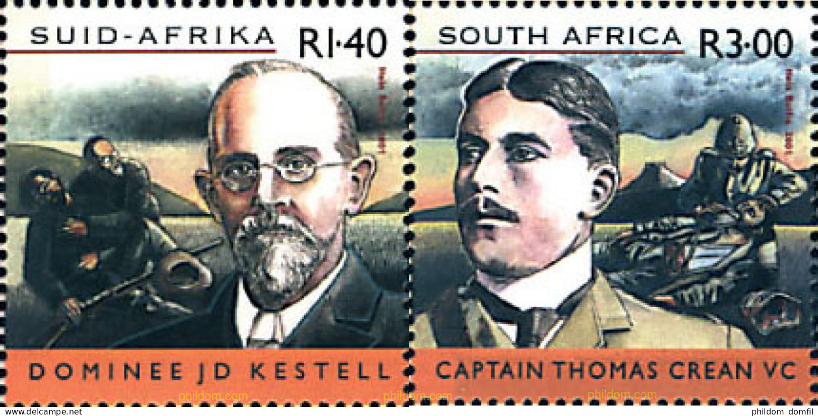 87503 MNH SUDAFRICA 2001 GUERRA ANGLO-BOERES - Neufs