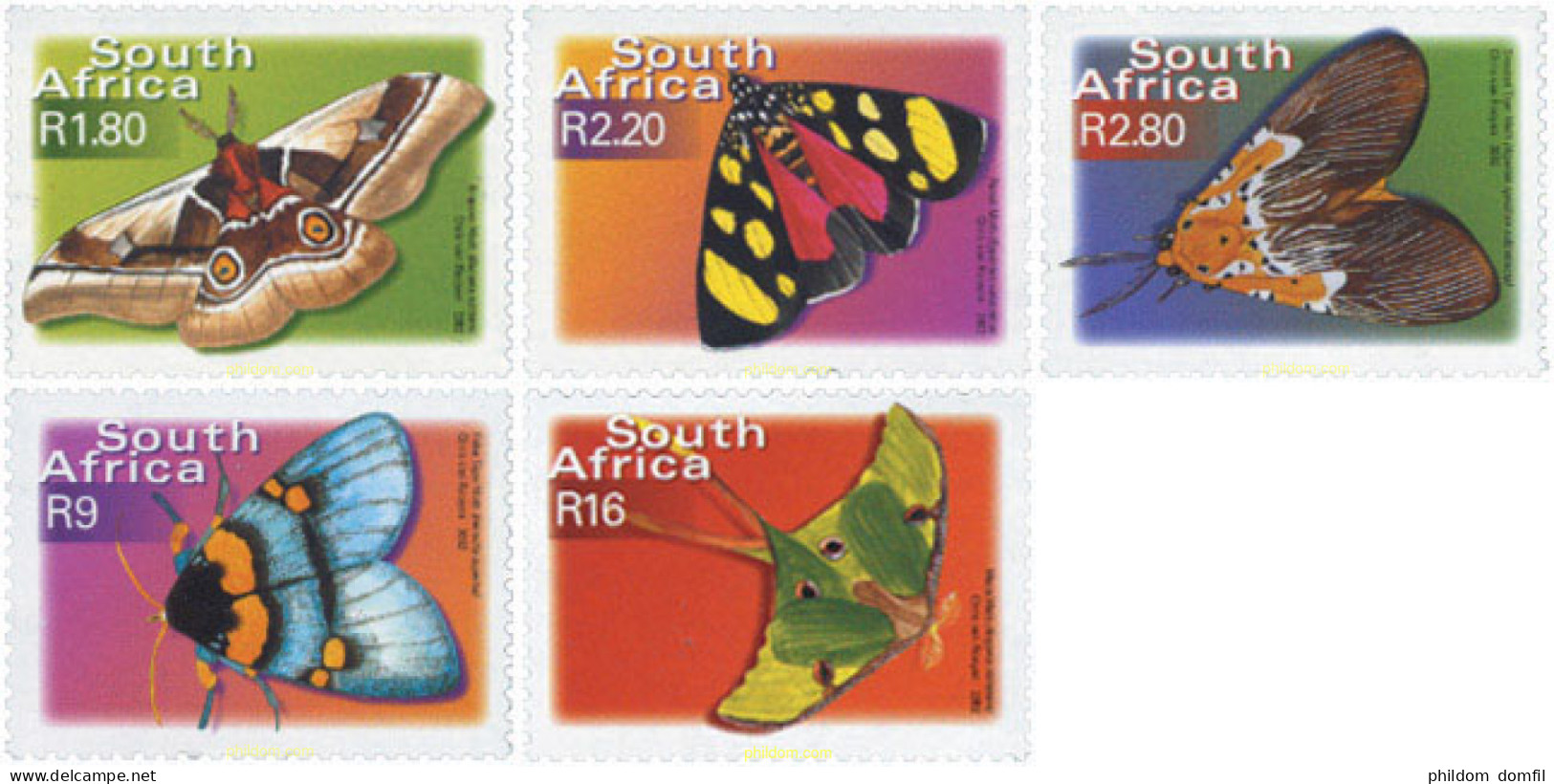 136353 MNH SUDAFRICA 2002 MARIPOSAS - Ungebraucht