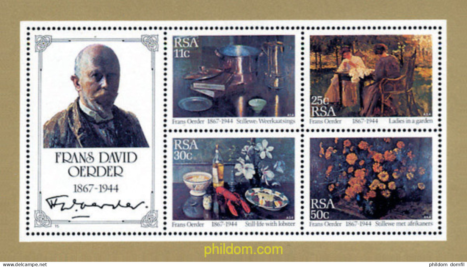 149794 MNH SUDAFRICA 1985 PINTURAS - Neufs