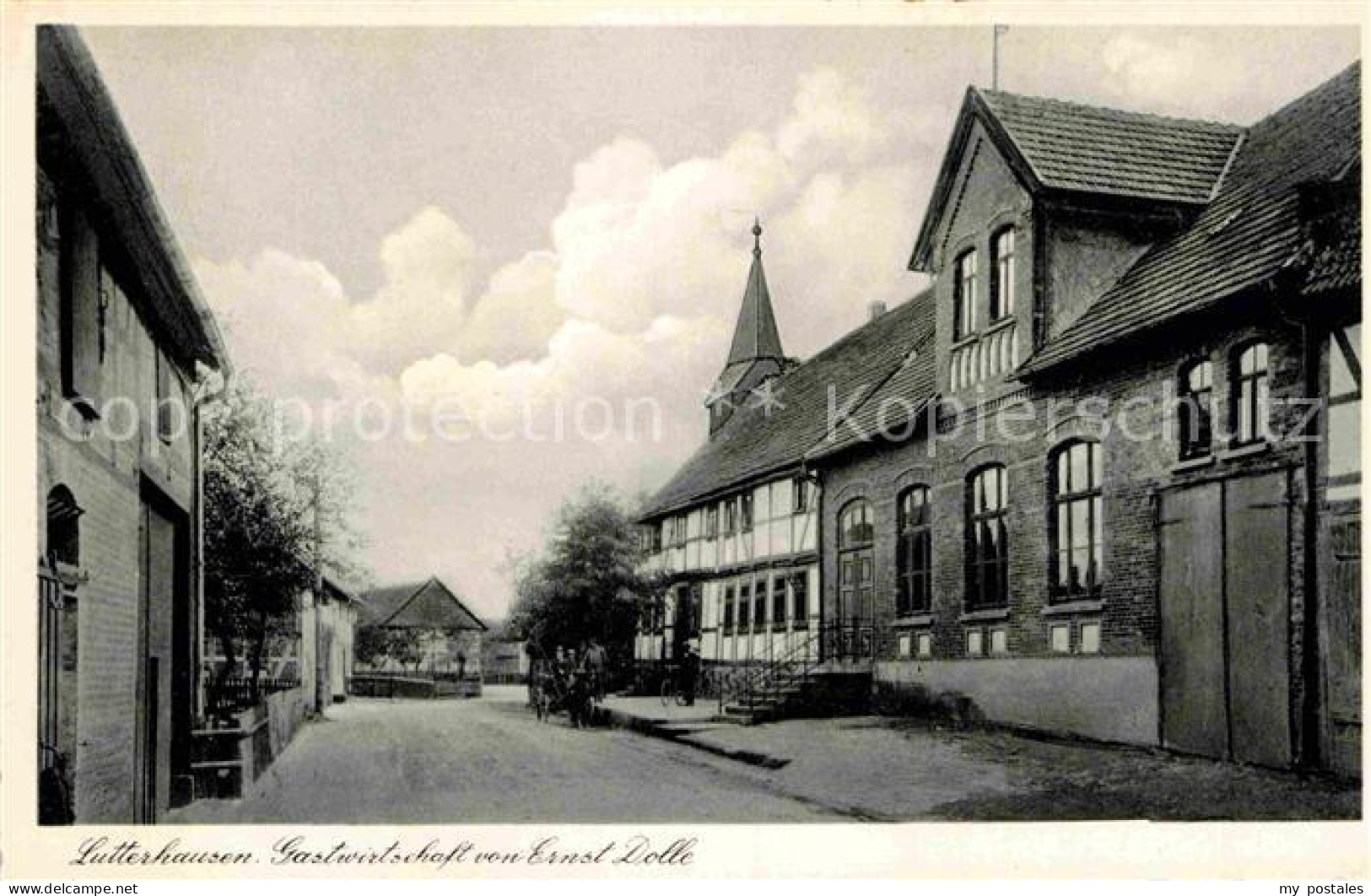 42703827 Lutterhausen Gastwirtschaft Ernst Dolle Dorfmotiv Lutterhausen - Hardegsen