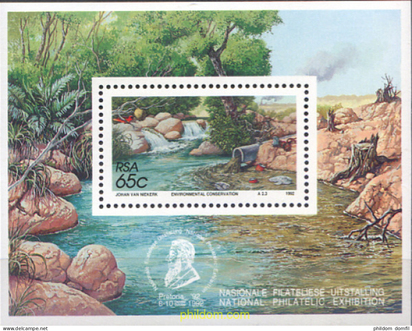 158490 MNH SUDAFRICA 1992 PROTECCION DEL MEDIO AMBIENTE - Ungebraucht