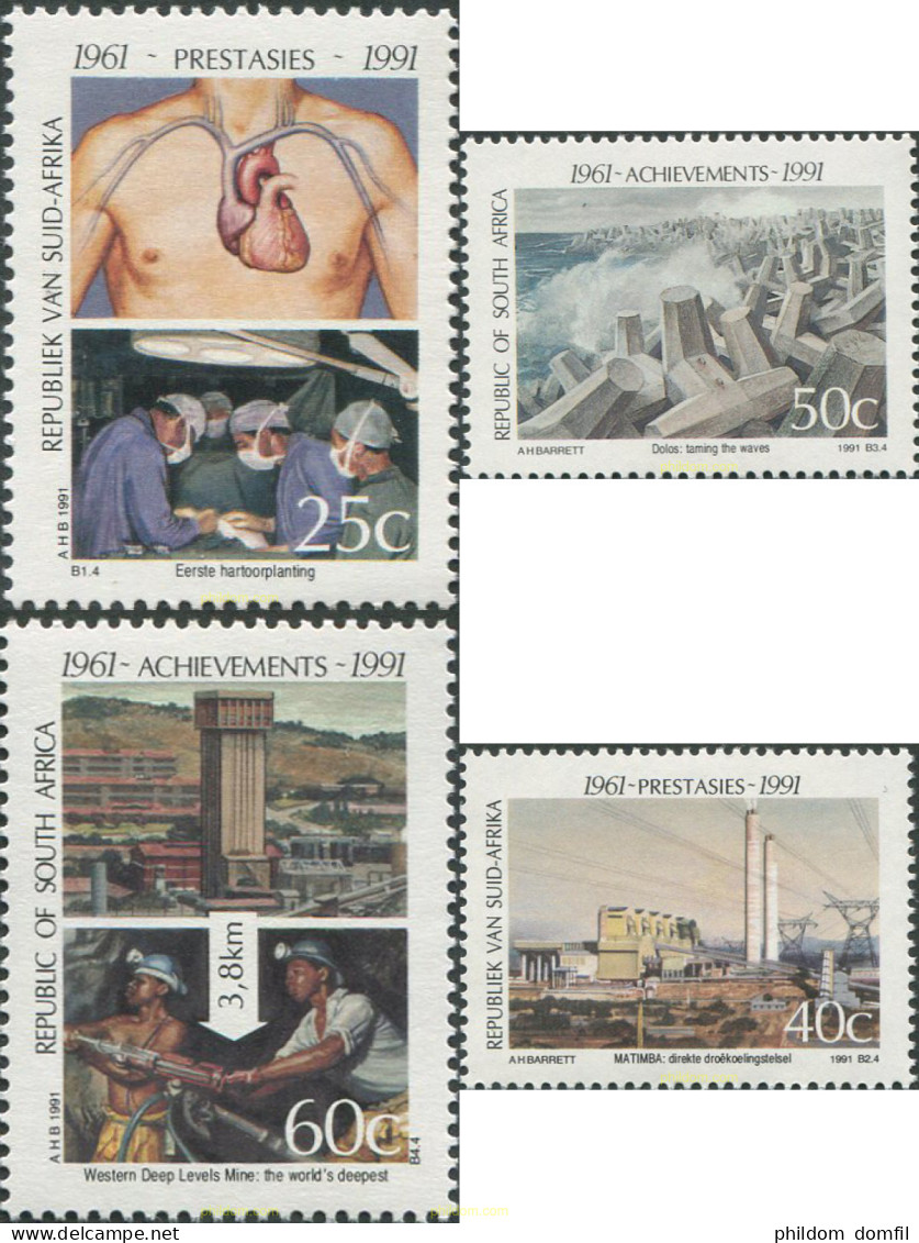 159880 MNH SUDAFRICA 1991 GRANDES REALIZACIONES - Ungebraucht