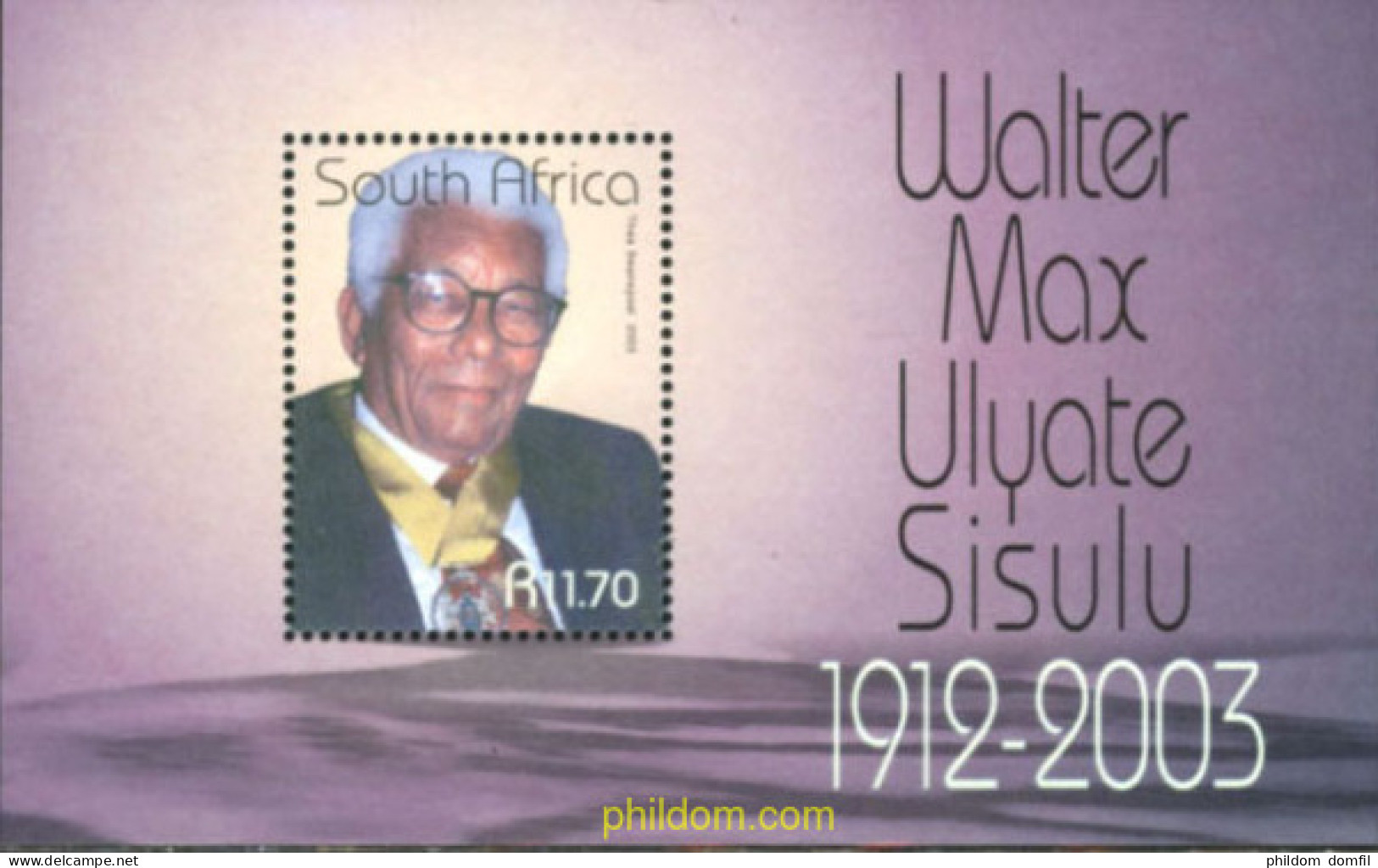 187532 MNH SUDAFRICA 2003 PERSONALIDAD - Nuevos