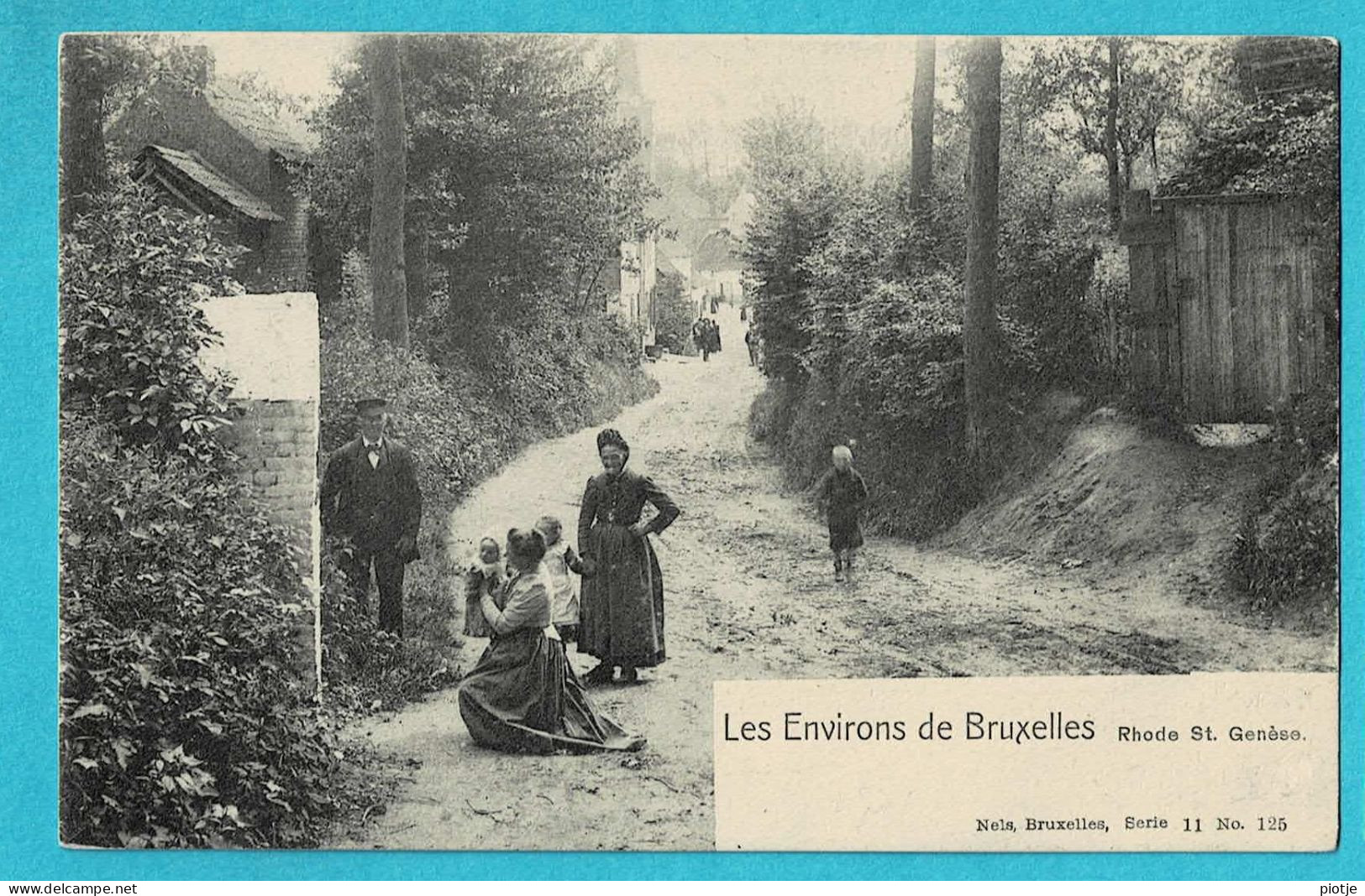 * Sint Genesius Rode - Rhode St Genèse (Vlaams Brabant) * (Nels, Série 11, Nr 125) Environs De Bruxelles, Unique, TOP - Rhode-St-Genèse - St-Genesius-Rode