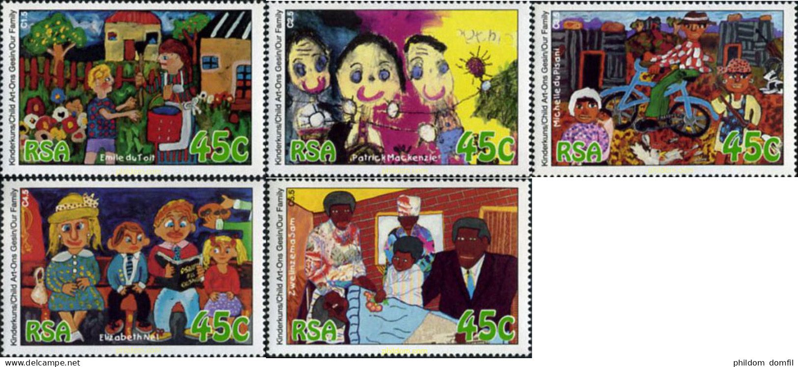 206855 MNH SUDAFRICA 1994 NIÑO Y FAMILIA - Ungebraucht