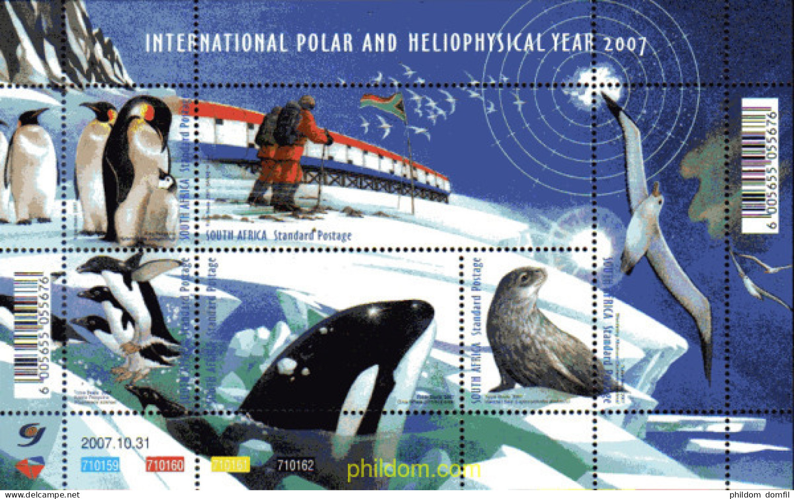 242991 MNH SUDAFRICA 2007  - Nuovi