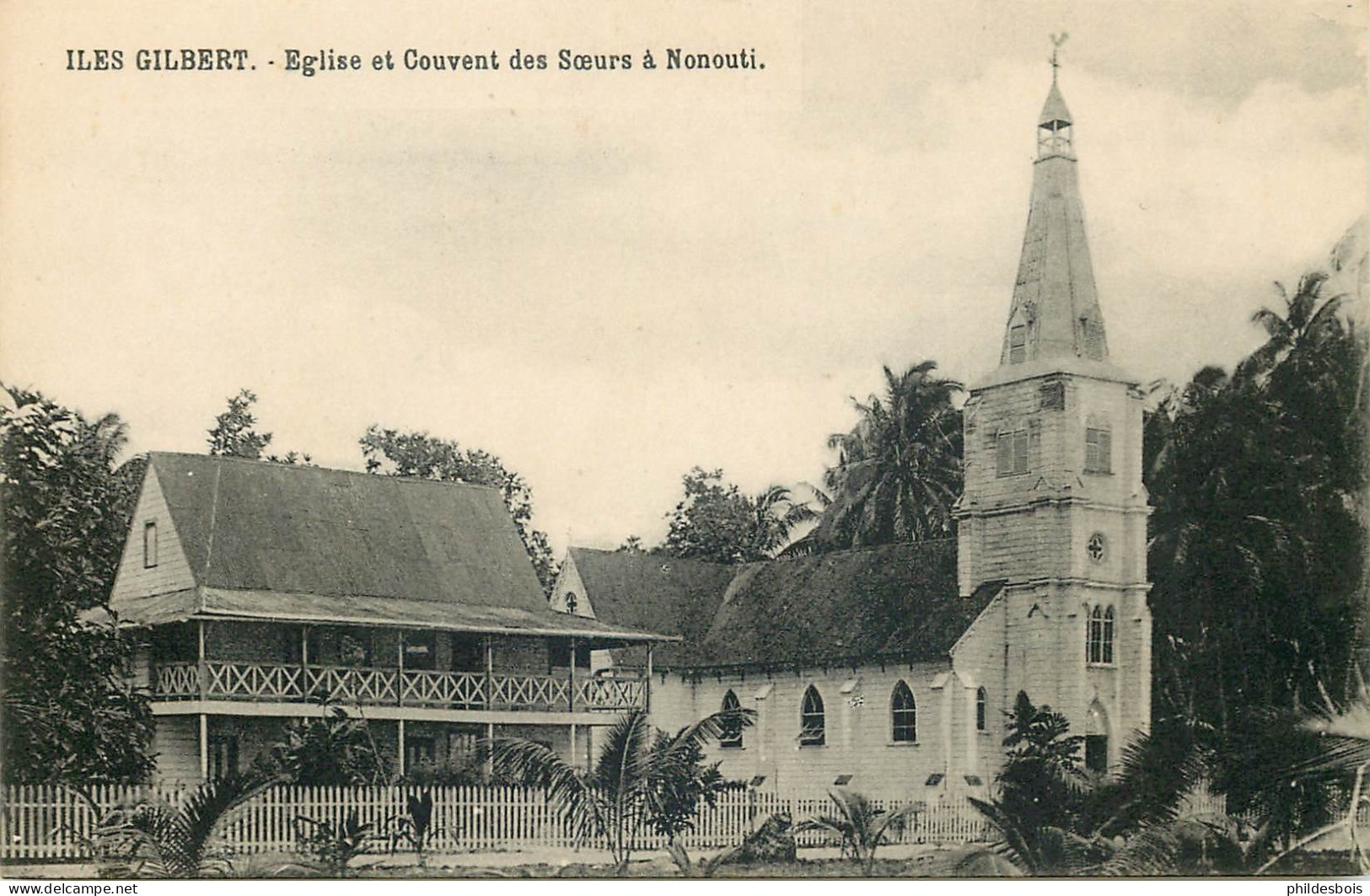 OCEANIE  ILES GILBERT  Eglise Et Couvent Des Soeurs A Nonouti - Kiribati