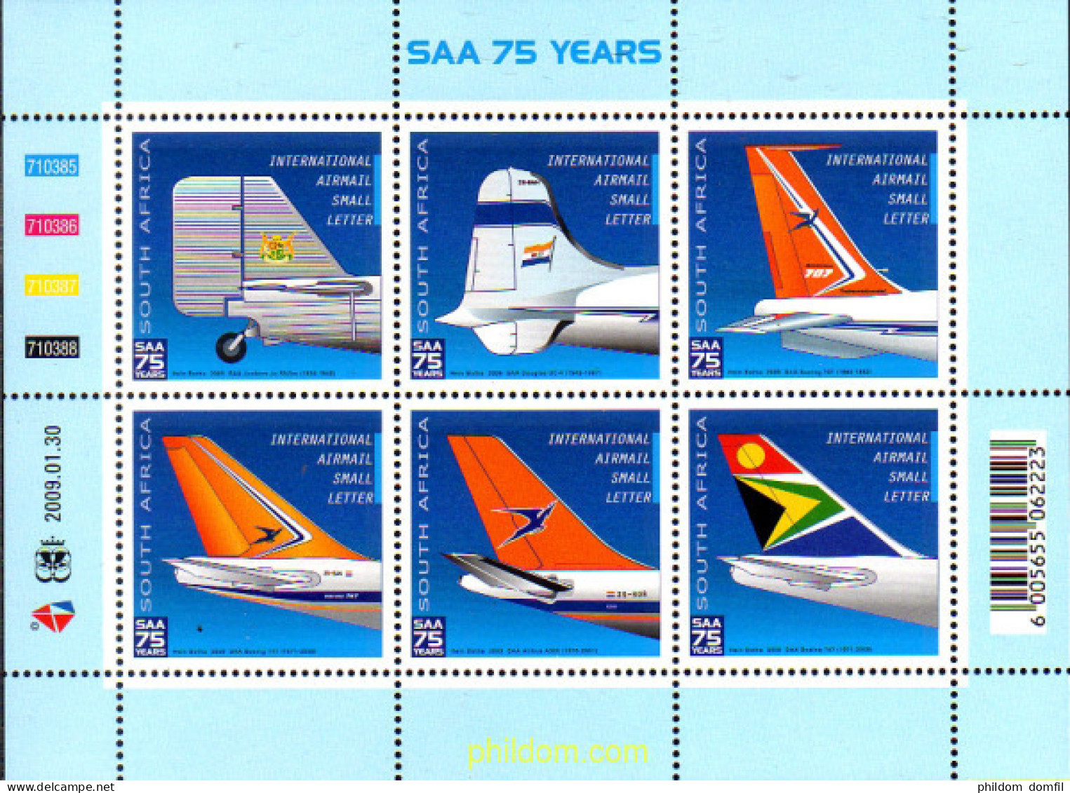 285366 MNH SUDAFRICA 2009  - Nuovi