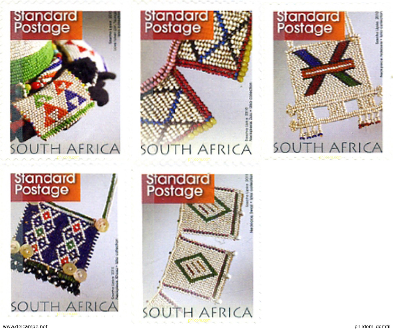 278650 MNH SUDAFRICA 2010 ARTESANIA EN PERLAS - Unused Stamps