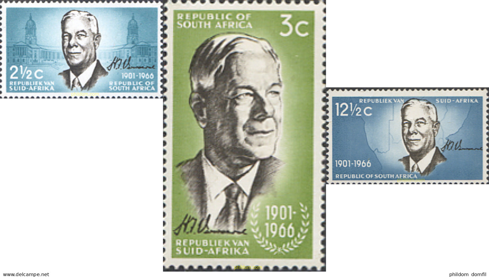 281484 MNH SUDAFRICA 1966 MUERTE DEL PRESIDENTE H.F.VERWOERD - Unused Stamps