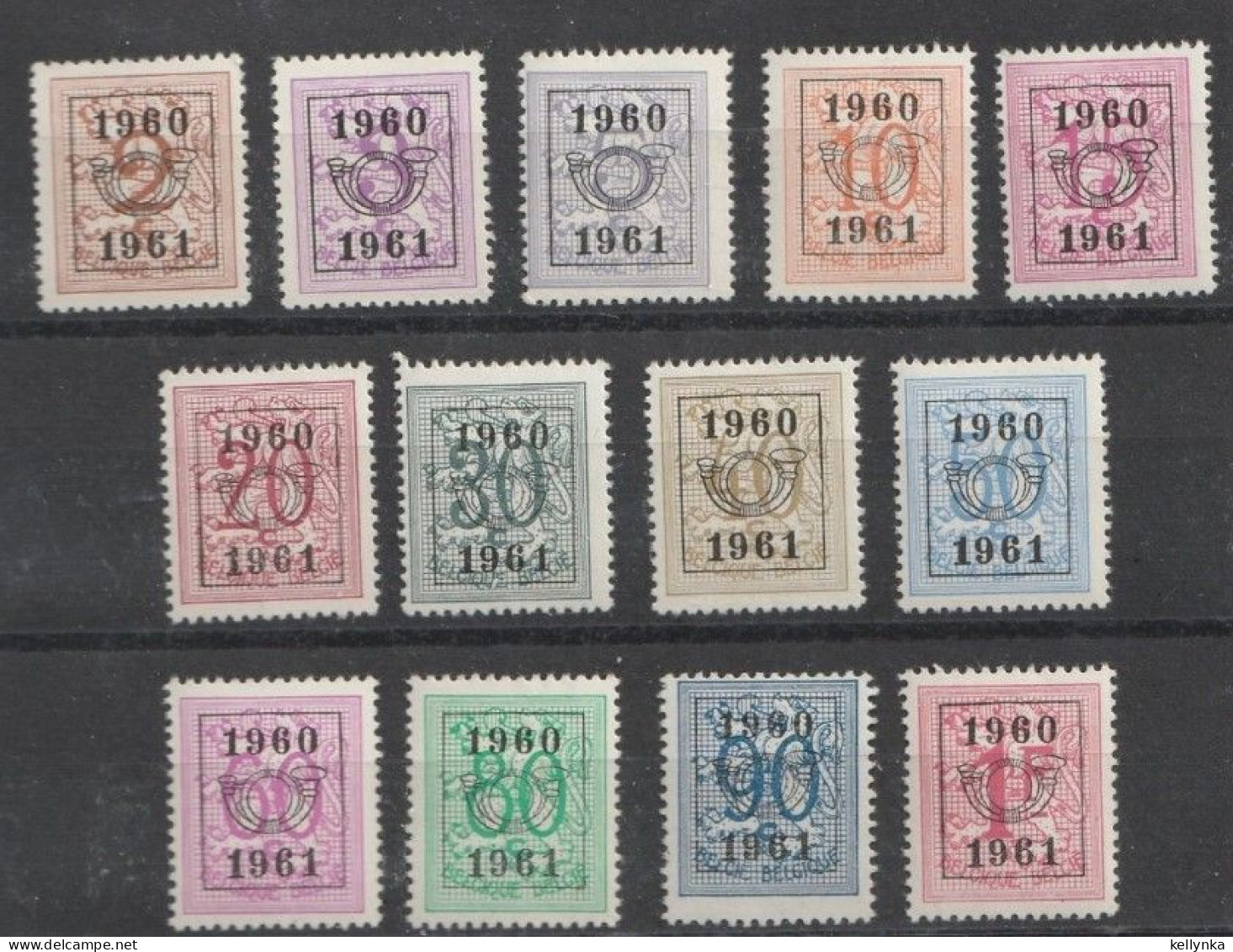 Belgique - Belgie - PRE699/711 - Préoblitérés - Série 53 - 1960 - MNH - Tipo 1951-80 (Cifra Su Leone)