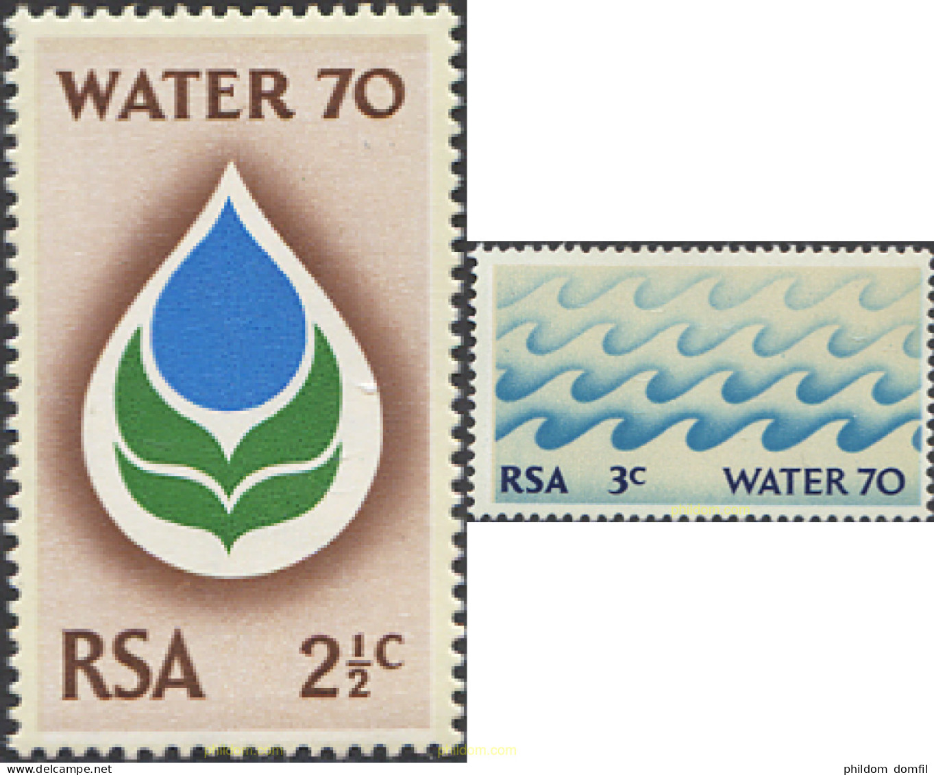 281486 MNH SUDAFRICA 1970 AÑO INTERNACIONAL DEL AGUA - Nuevos