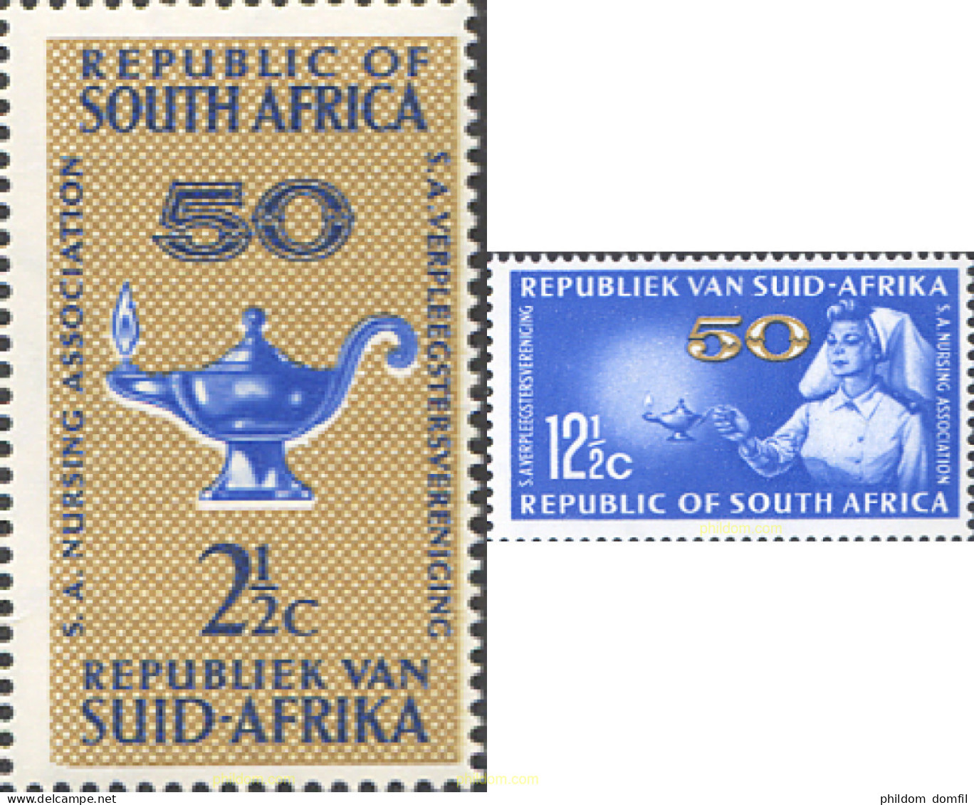 281480 MNH SUDAFRICA 1964 CINCUENTENARIO DE LA ASOCIACION DE ENFERMERIA - Neufs