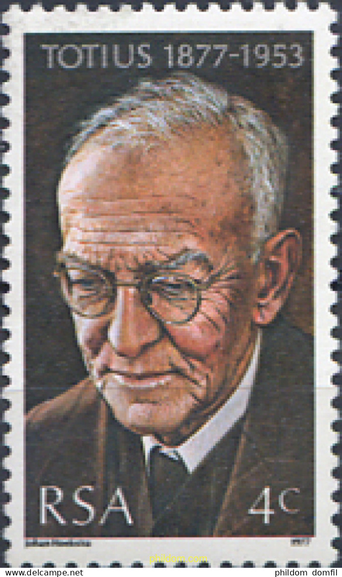 281509 MNH SUDAFRICA 1977 PERSONAJE - Ungebraucht