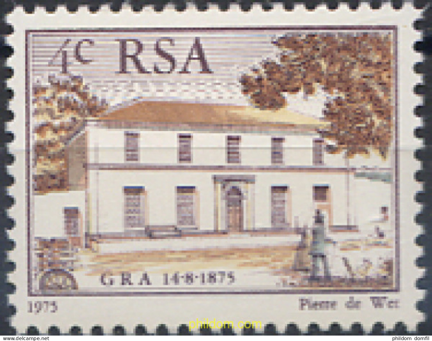 281501 MNH SUDAFRICA 1975 CENTENARIO DEL MOVIMIENTO PARA LA LENGUA AFRICANA - Unused Stamps