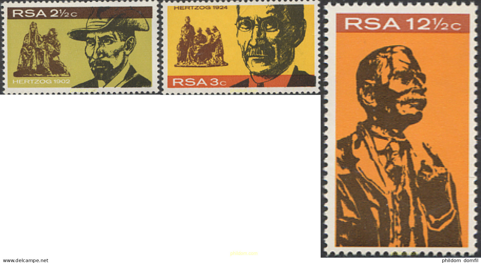 281485 MNH SUDAFRICA 1968 INAUGURACIO DEL MONUMENTO AL GENERAL HERTZOG - Unused Stamps