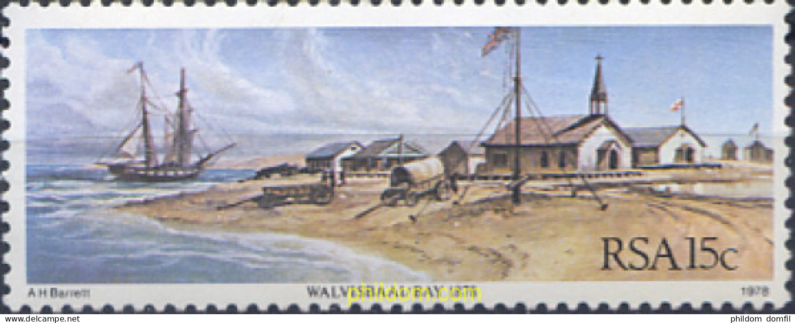 281516 MNH SUDAFRICA 1978 CENTENARIO DE LA ANEXION DE "WALVIS BAY" - Nuevos