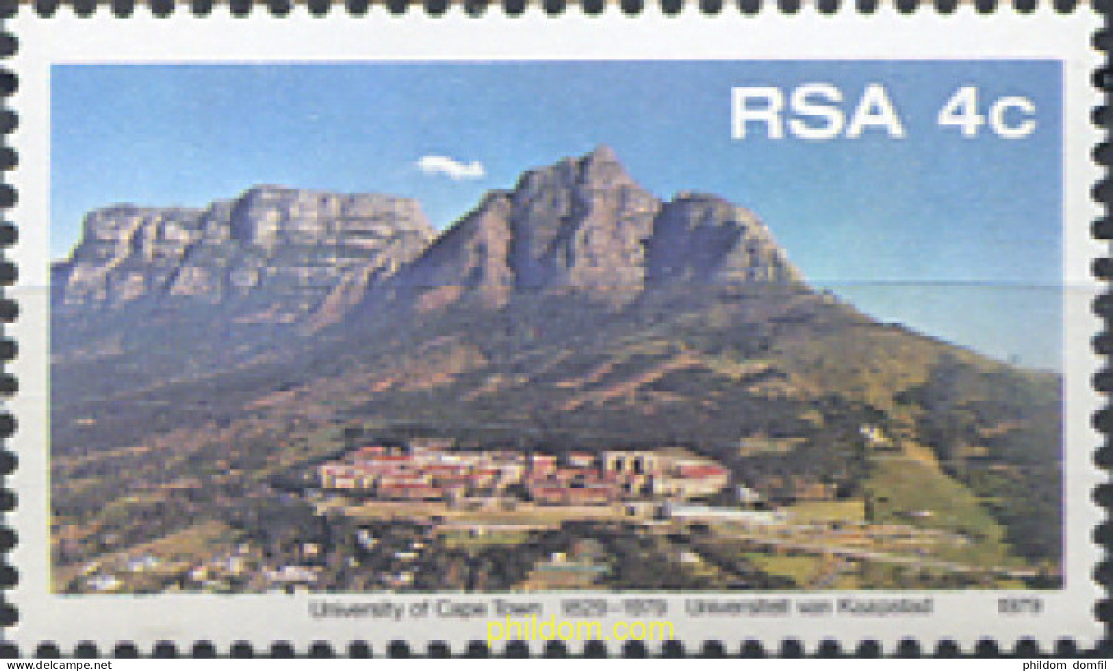 281539 MNH SUDAFRICA 1979 150 ANIVERSARIO DE LA UNIVERSIDAD DE LA CIUDAD DEL CABO - Nuevos