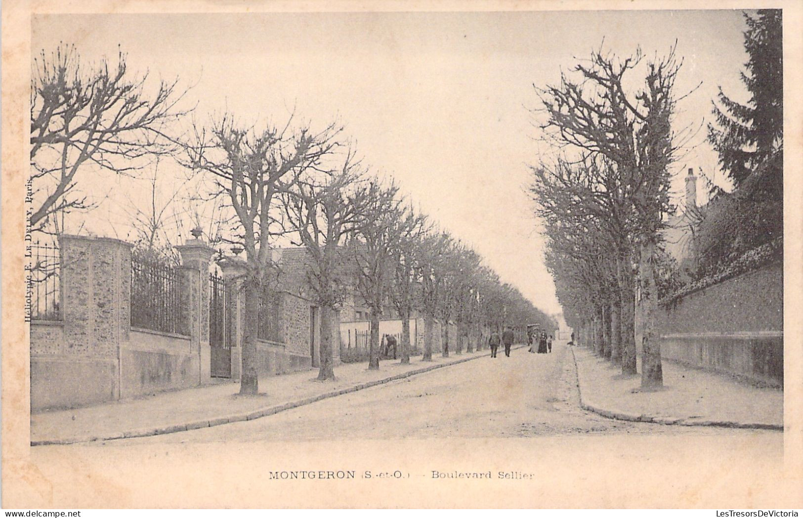 FRANCE - Montgeron - Boulevard Sellier - Animé - Carte Postale Ancienne - Montgeron