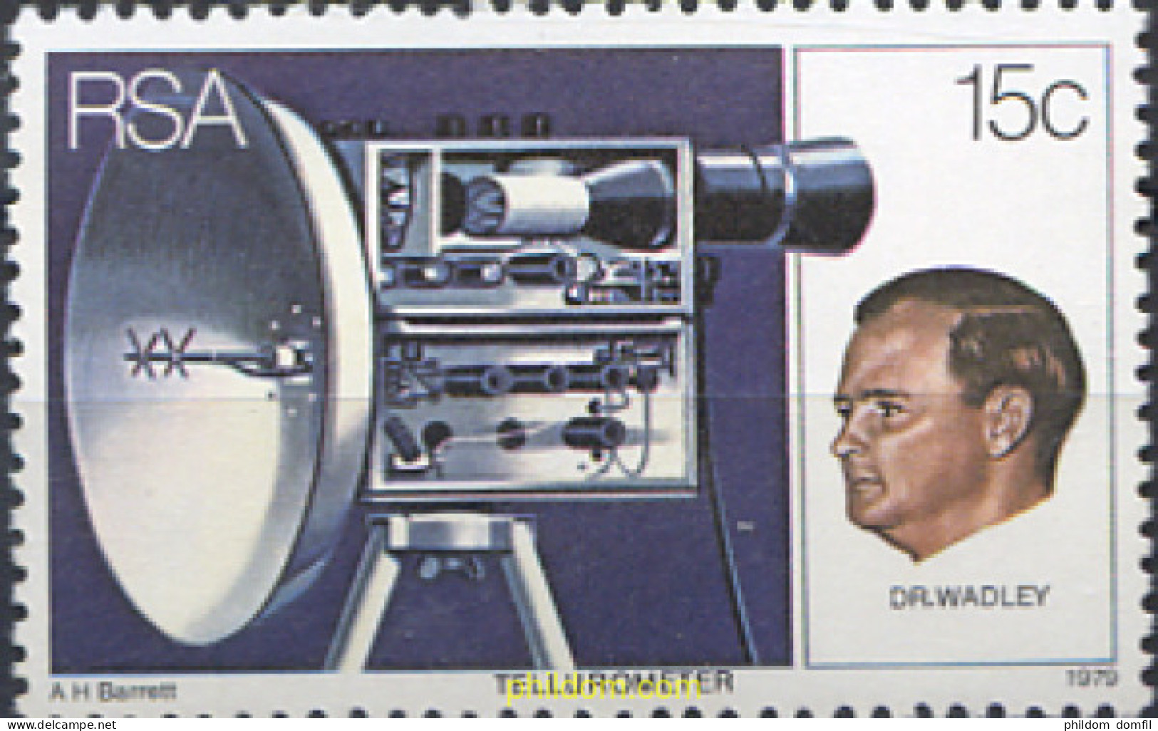 281529 MNH SUDAFRICA 1979 INVENTOR - Nuovi