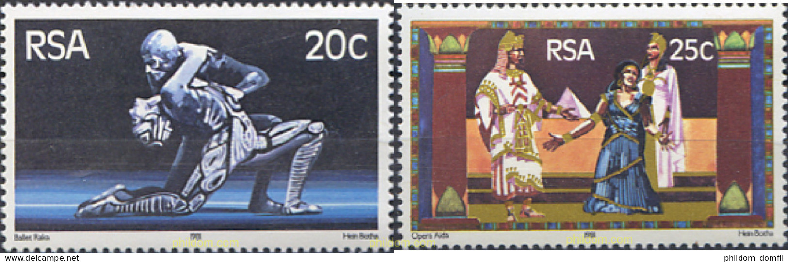 281558 MNH SUDAFRICA 1981 INAUGURACION DEL TEATRO DEL ESTADO DE PRETORIA - Ongebruikt