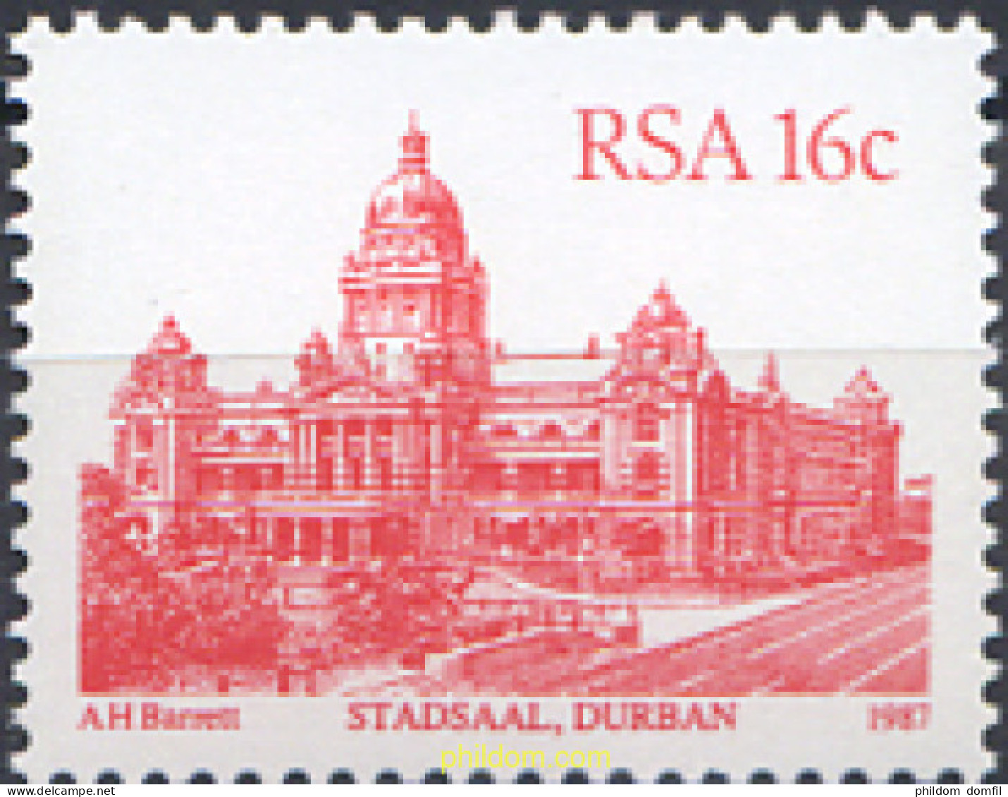 281621 MNH SUDAFRICA 1987 SERIE BASICA - Unused Stamps