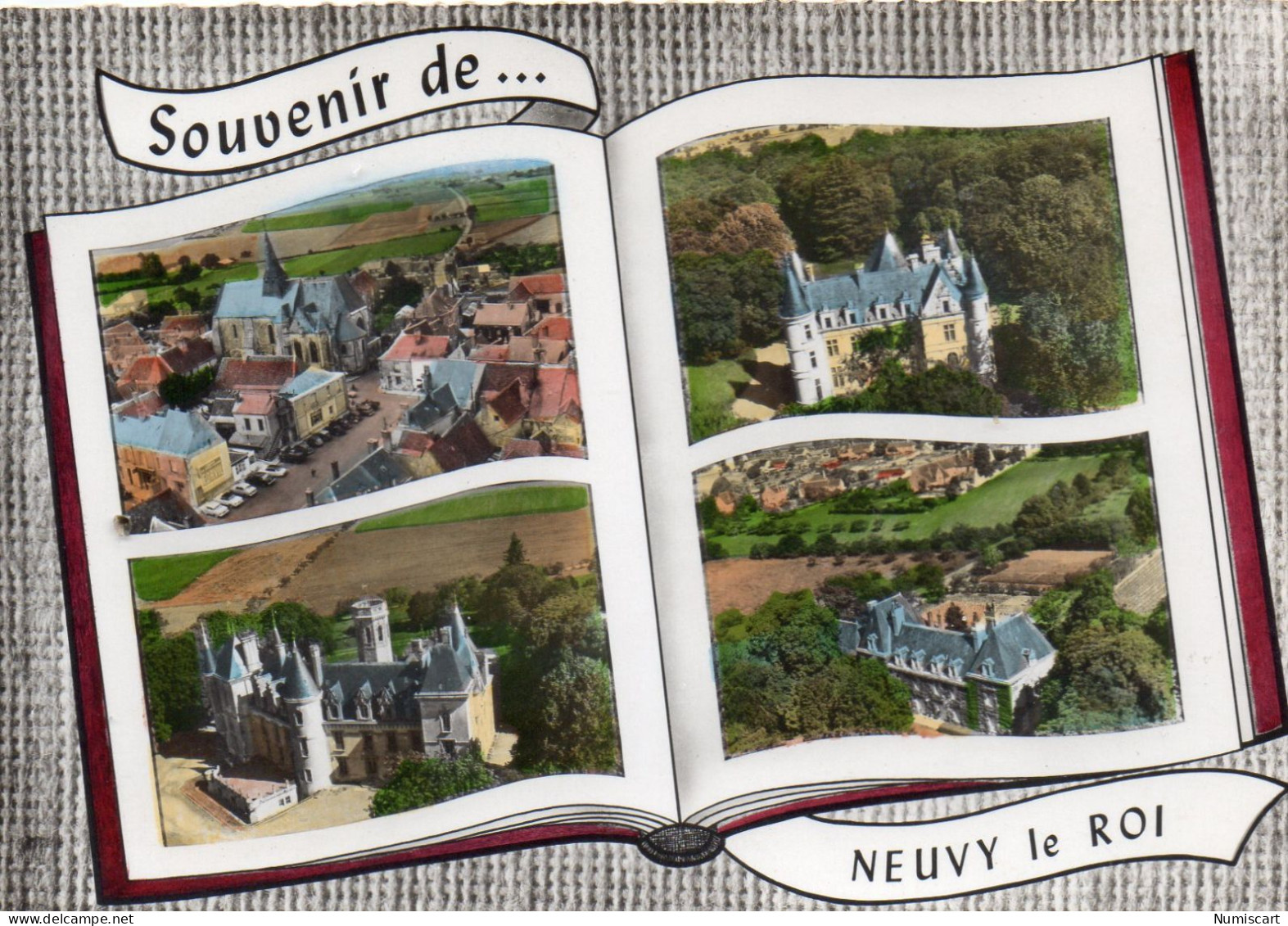 Neuvy-le-Roi Multi-vues A Livre Ouvert - Neuvy-le-Roi