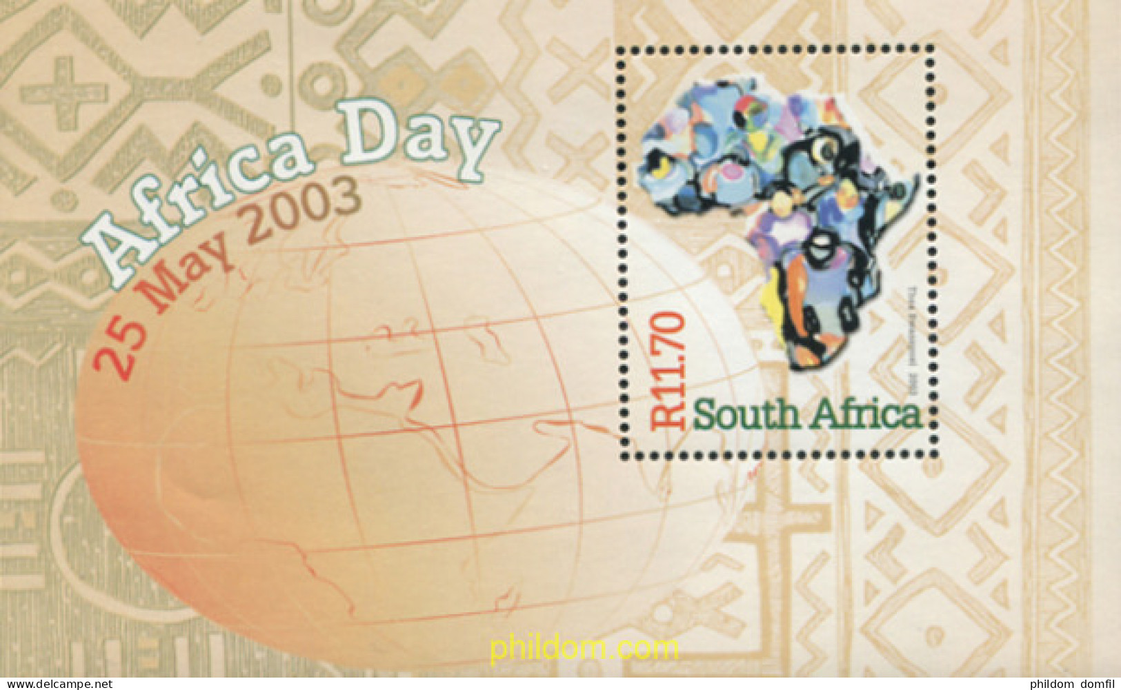 285374 MNH SUDAFRICA 2003 DIA DE AFRICA - Nuevos