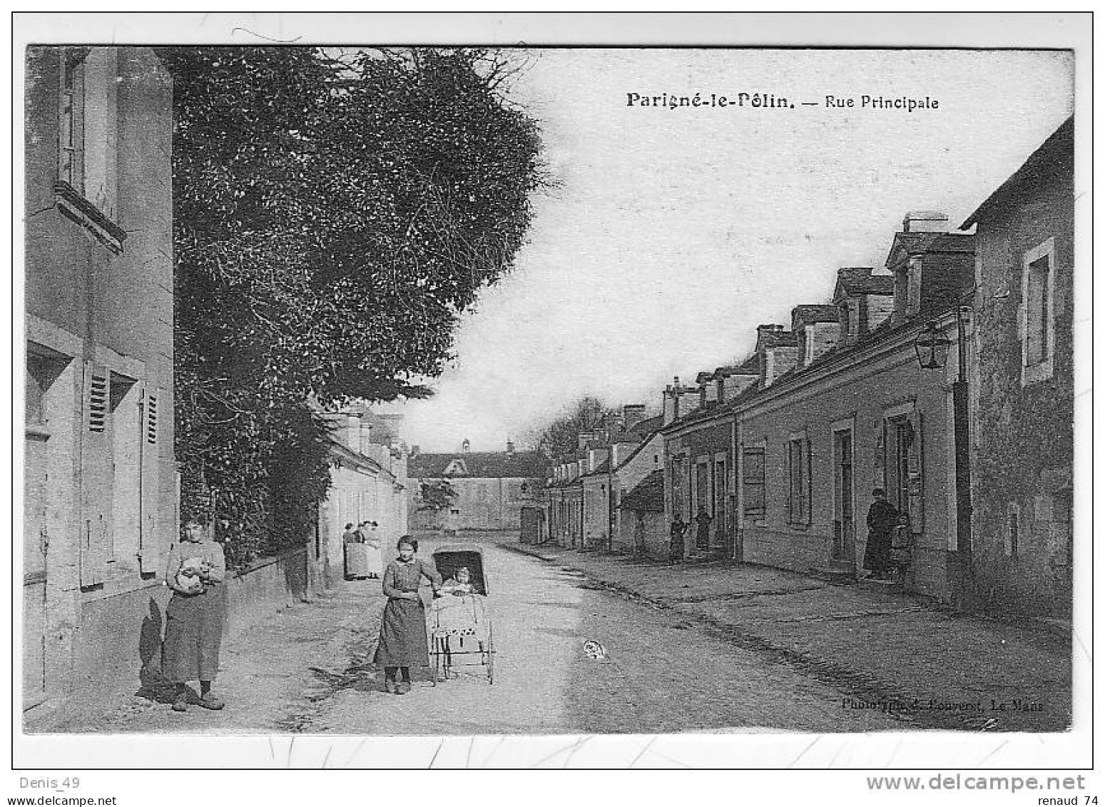 CPA   PARIGNE LE POLIN Rue Principale - Pontvallain