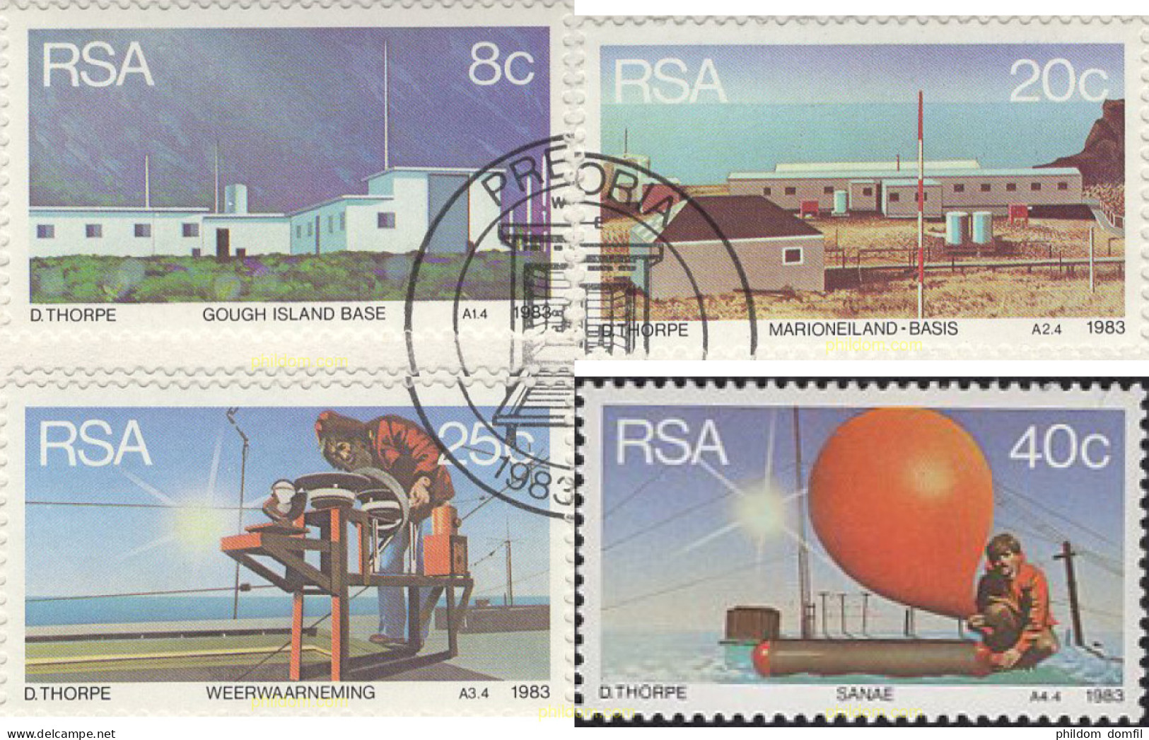 638393 MNH SUDAFRICA 1983 ESTACION EN LA ANTARTICA - Ungebraucht