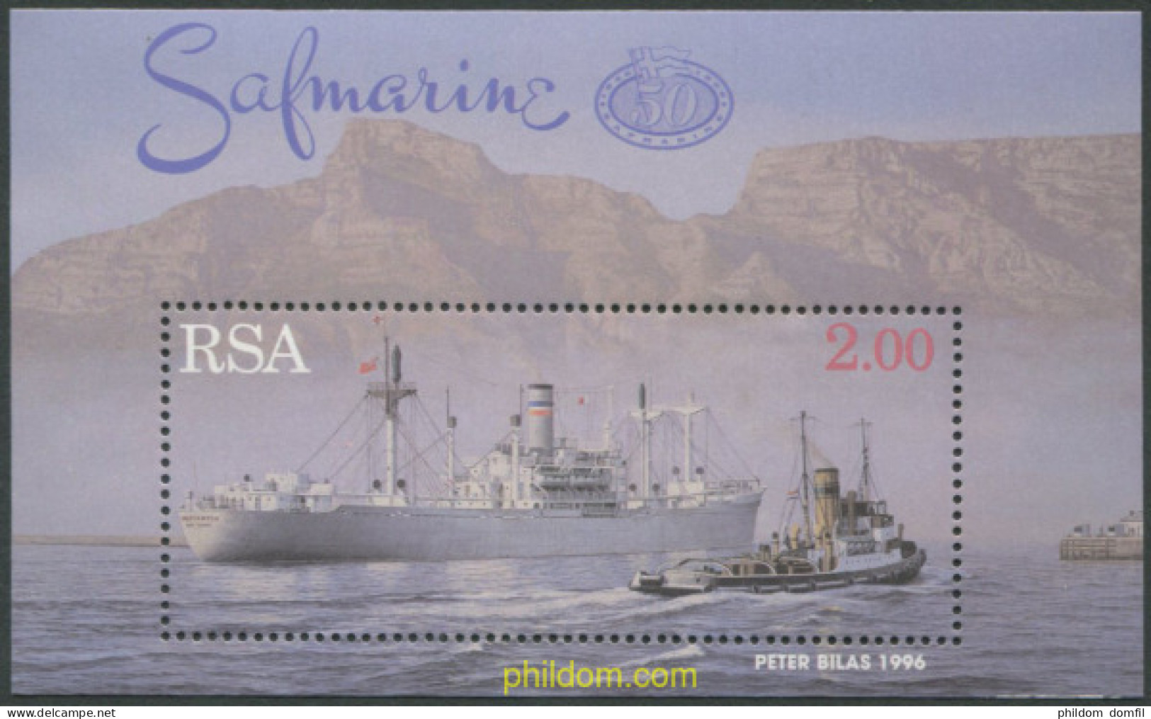 699042 MNH SUDAFRICA 1996 CINCUENTENARIO DE LA MARINA SUDAMERICANA - Ungebraucht