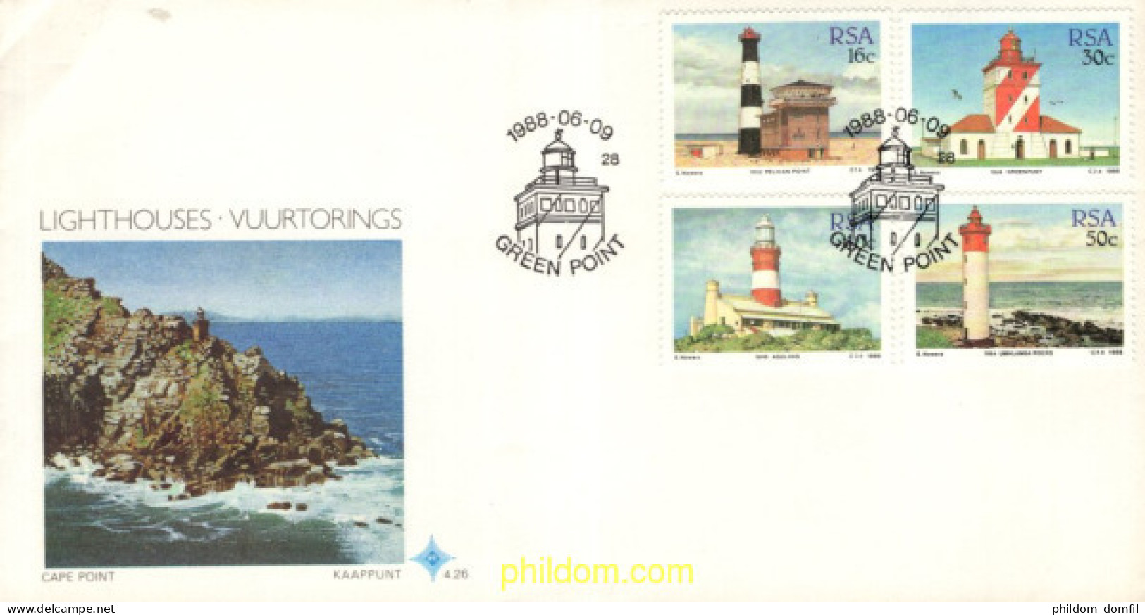 715986 MNH SUDAFRICA 1988 FAROS - Ungebraucht