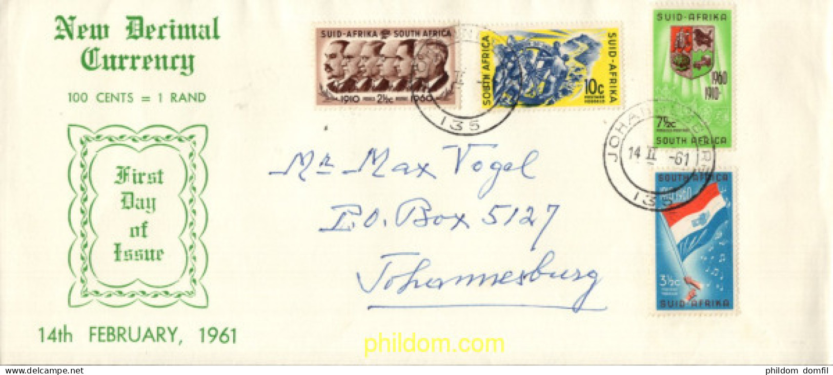 719015 MNH SUDAFRICA 1961 BASICA - Neufs