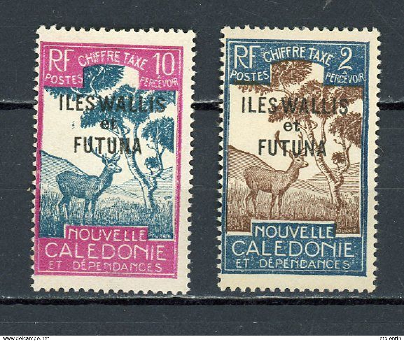 WALLIS ET FUTUNA : T TAXE N° Yvert 11+14 (*) - Timbres-taxe