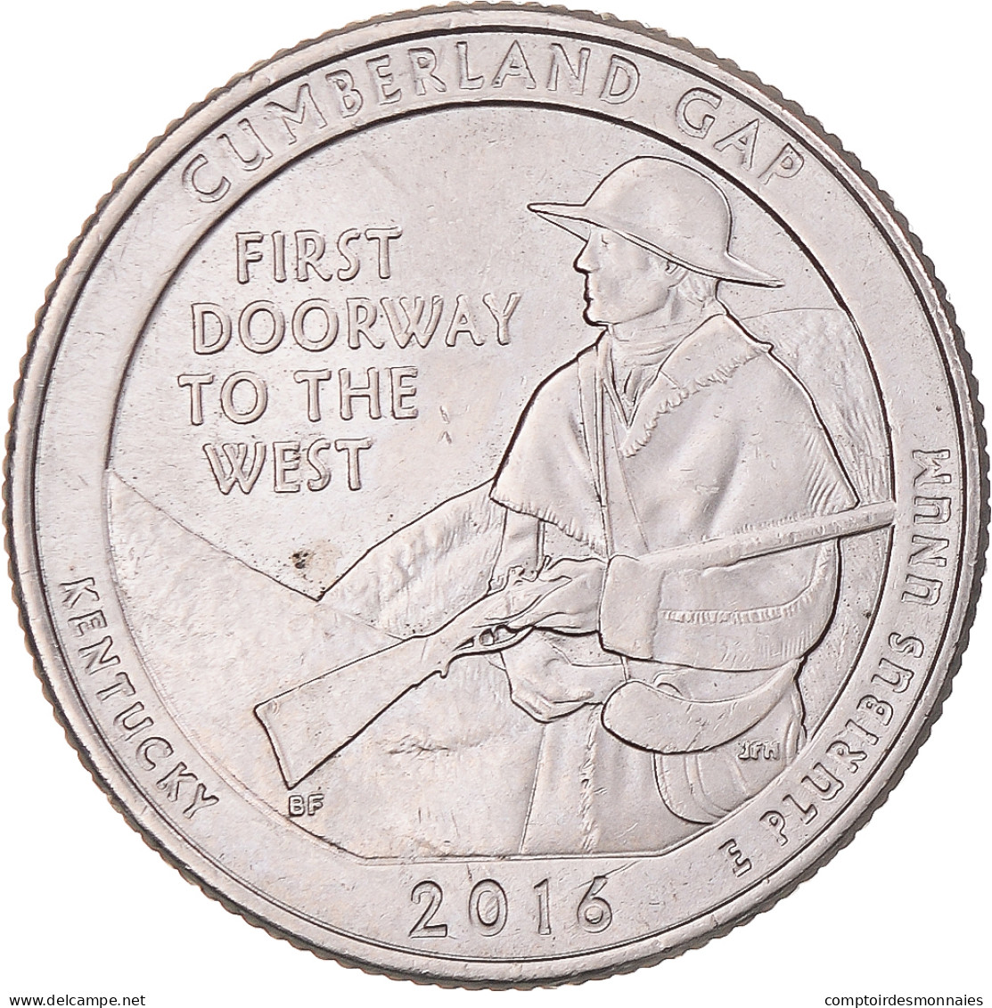 Monnaie, États-Unis, Kentucky, Quarter, 2016, Denver, SPL, Cupronickel Plaqué - 2010-...: National Parks