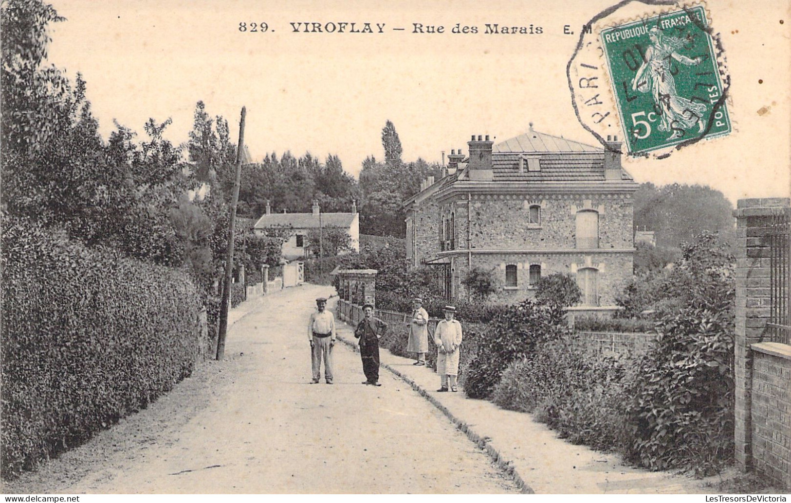 FRANCE - Viroflay - Rue Des Marais - Animé - Carte Postale Ancienne - Viroflay