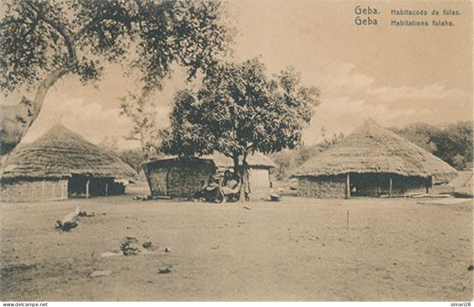 GEBA - HABITATIONS FULAHA - Guinea-Bissau