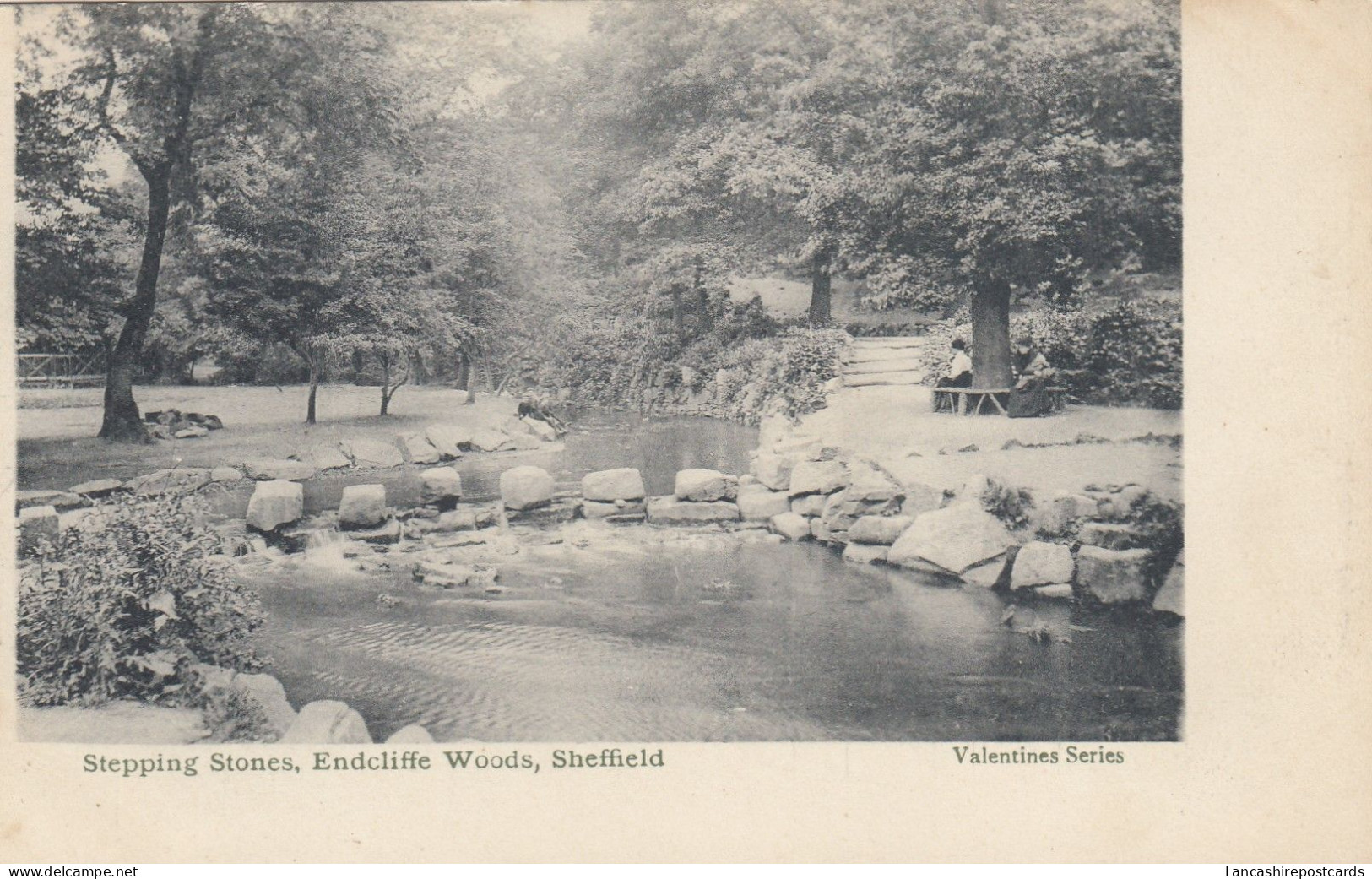 Postcard Stepping Stones Endcliffe Woods Sheffield My Ref B14833 - Sheffield