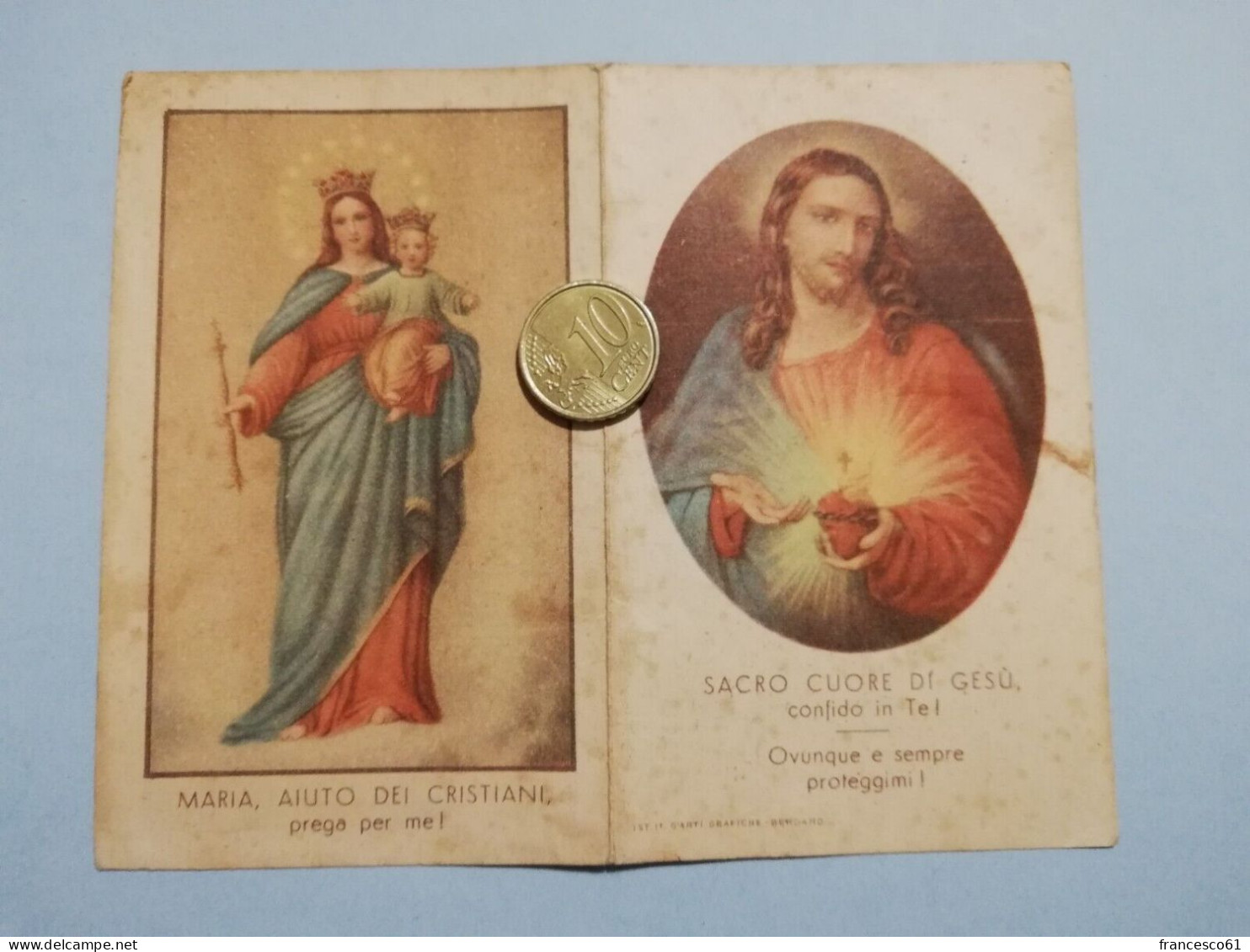 P137 Calendarietto Semestrino Religioso 1939 Santuario Sacro Cuore Bologna - Petit Format : 1921-40