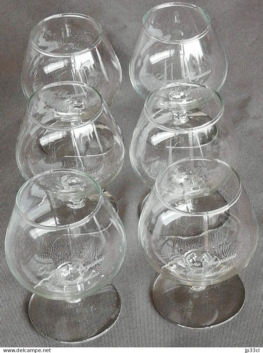 Lot De Six Verres à Genièvre Claeyssens De Wambrechies - Verres