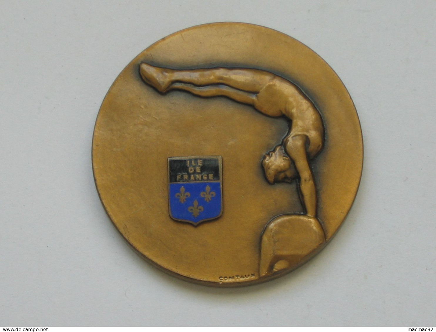 Médaille De Gymnastique - Cheval D'arçons - Ile De France  *** EN ACHAT IMMEDIAT *** - Ginnastica